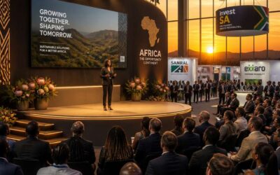 Exhibition podium South Africa rental for impactful trade show stands.